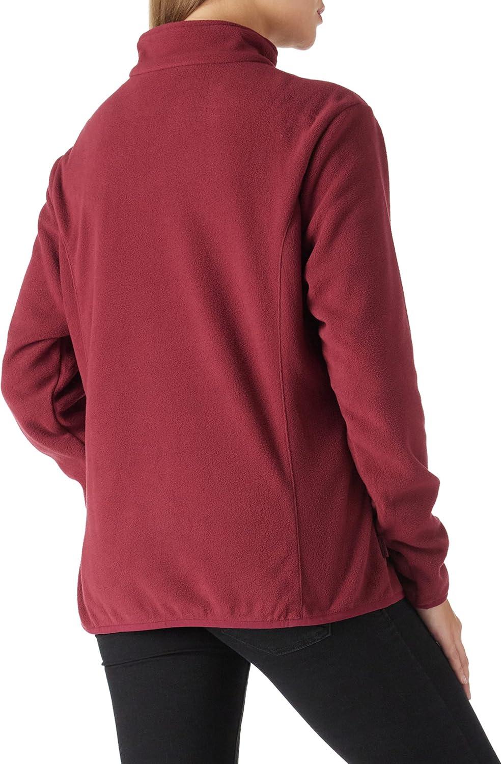 Outdoor Ventures Women’s Loose Fit 1/4 Quarter Zip Soft Lightweight Polar Fleece Pullover Jacket with Zipper Pocket