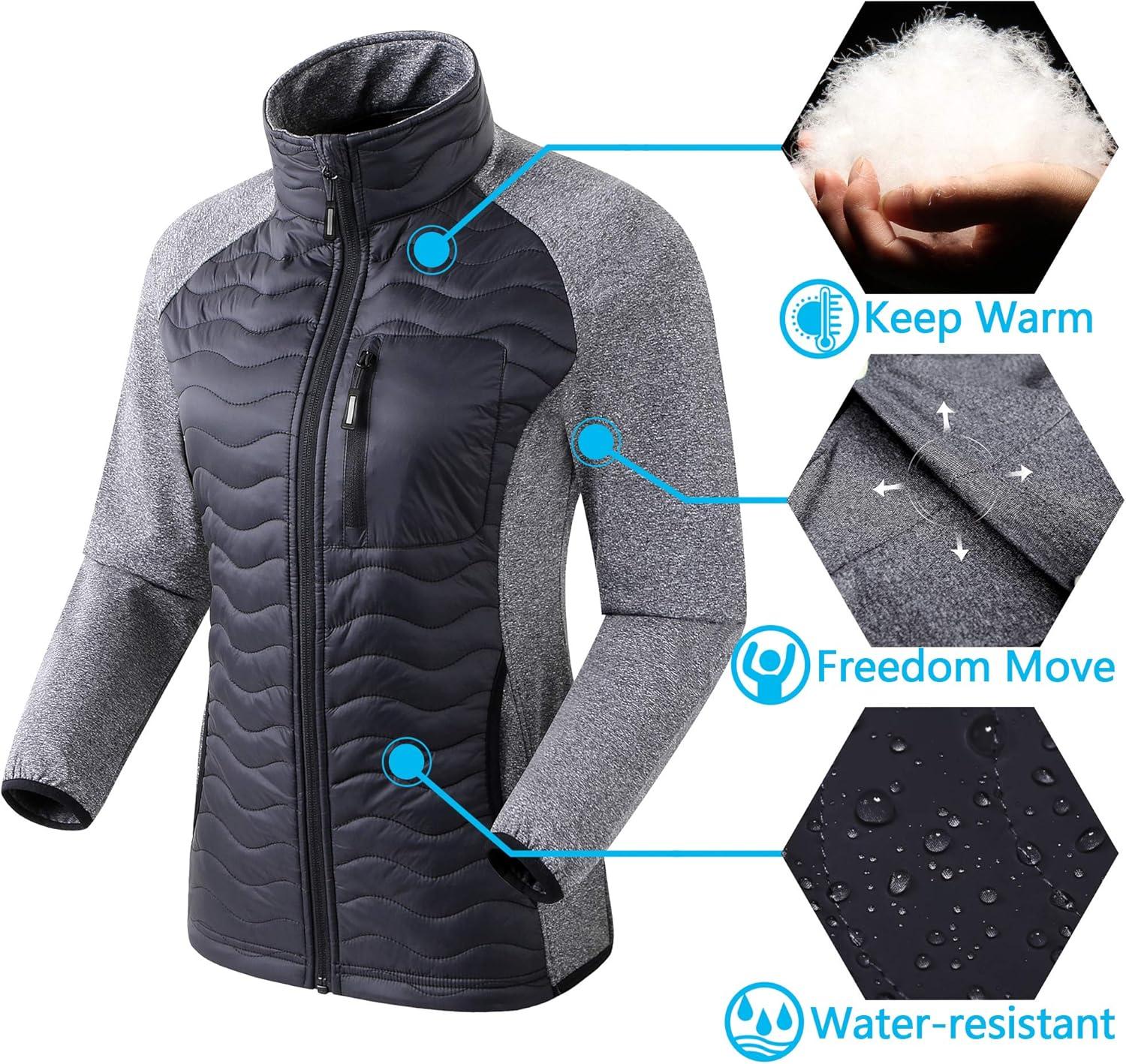 Outdoor Ventures Women’s Biri Variant Insulated Jacket Black Large