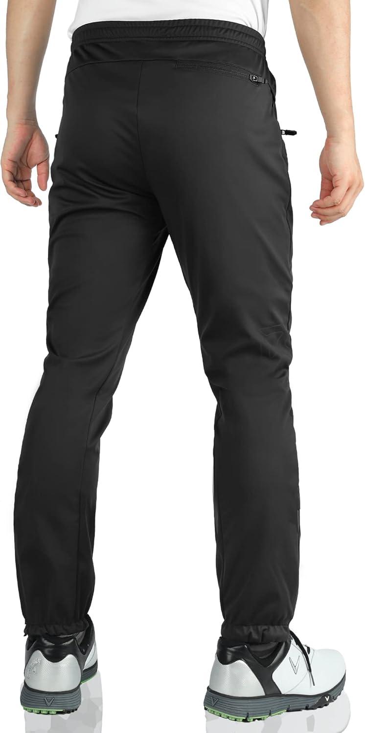 Outdoor Ventures Cycling Pants for Men, Windproof Mountain Bike Pants Waterproof Athletic Sweatpants for Biking Running