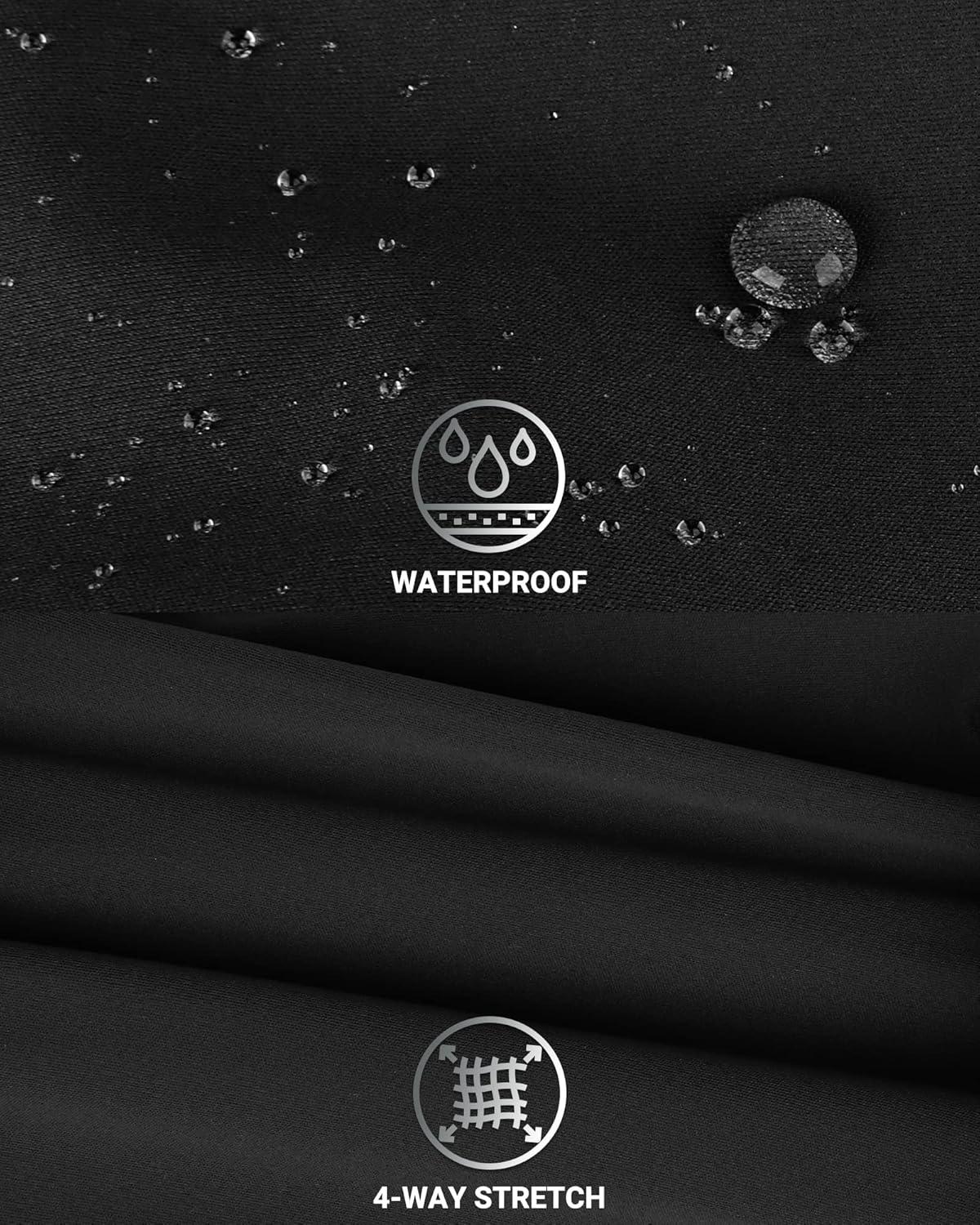 Outdoor Ventures Cycling Pants for Men, Windproof Mountain Bike Pants Waterproof Athletic Sweatpants for Biking Running