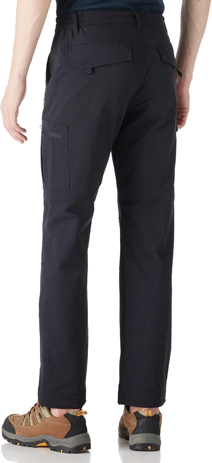 Outdoor Ventures Men’s Hiking Pants Lightweight Water Resistant Cargo Work Pants Ripstop Outdoor Pants for Tactical Travel(Navy- Upgrade)