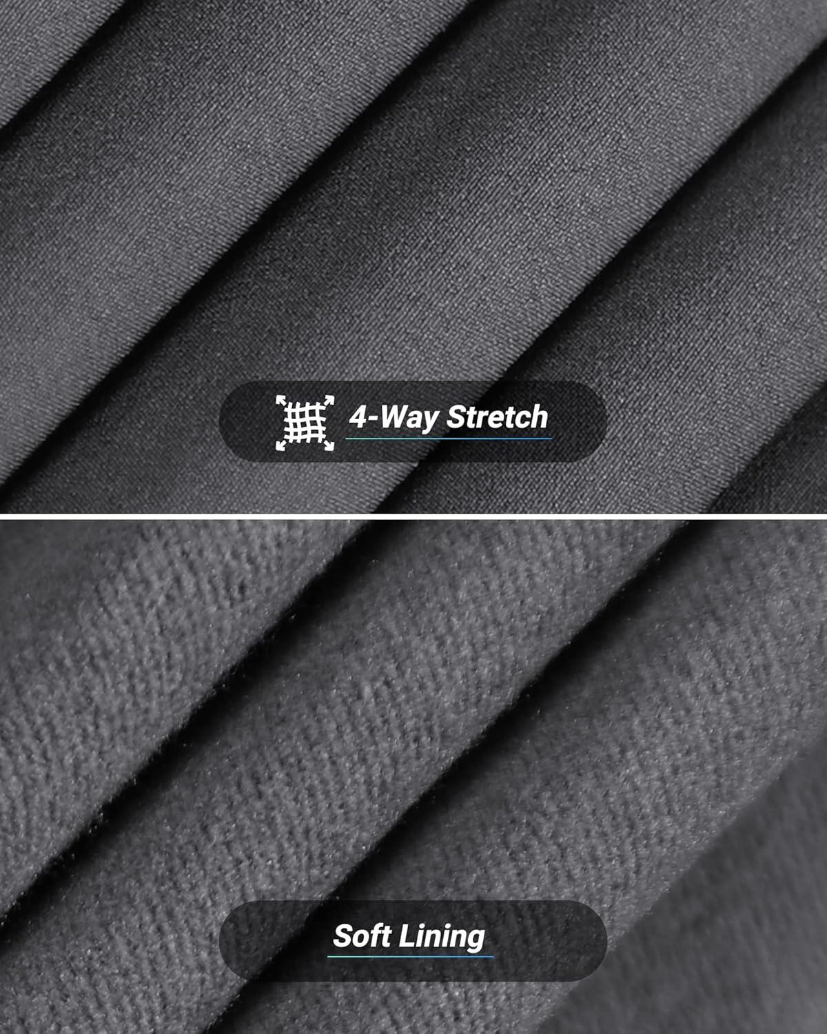 Outdoor Ventures Men’s Hiking Pants Lightweight Water Resistant Cargo Work Pants Ripstop Outdoor Pants for Tactical Travel(Grey- Upgrade)