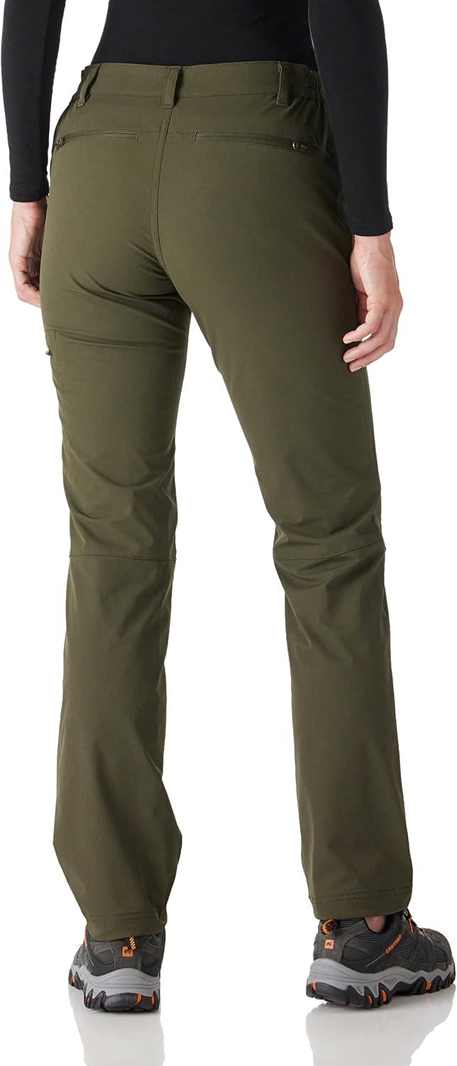 Outdoor Ventures Women’s Cargo Hiking Pants, Quick Dry Stretchy Roll Up Outdoor Pants for Camping, Golf, Fishing(Green)