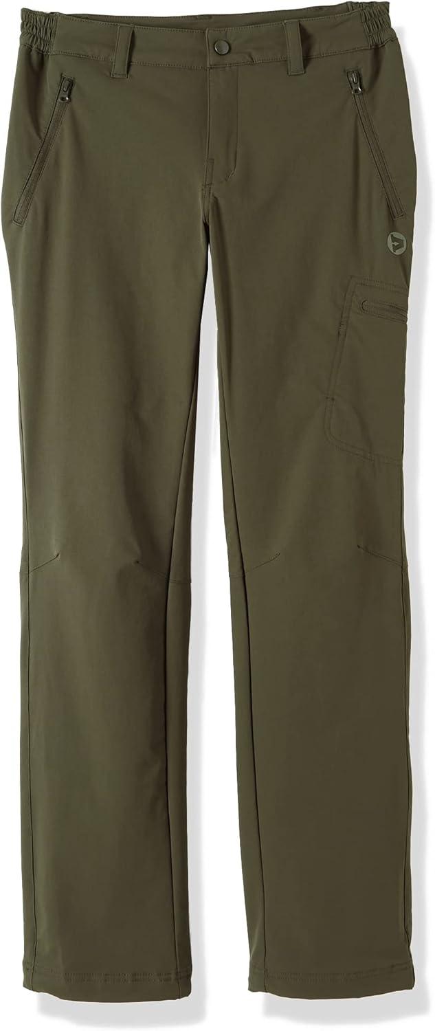 Outdoor Ventures Women’s Cargo Hiking Pants, Quick Dry Stretchy Roll Up Outdoor Pants for Camping, Golf, Fishing(Green)